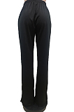 Fashion Casual Loose Open Fork Wide Legged Pants F88369