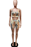 Casual Bohemian Printing Fashion Beach Sports Sets F88365