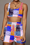 Casual Bohemian Printing Fashion Beach Sports Sets F88365