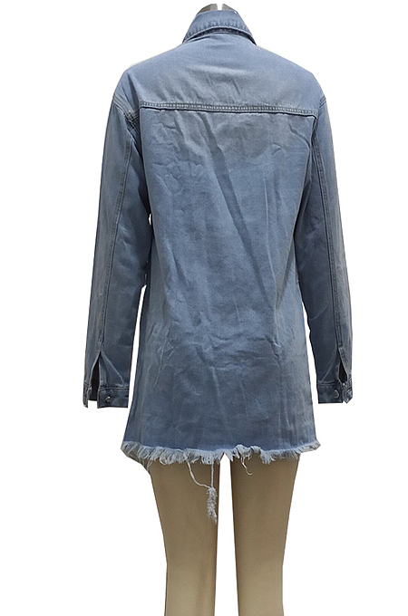 Euramerican Fashion Women Cowboy Coat SMR10251 