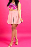 Euramerican Trendy Sexy Casual Open Fork Cultivate One's Morality Skirts Sets AYM5028