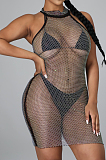Fashion Night Club Net Yarn Sexy Stretch Dress SMR10242 
