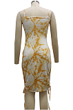 Fashion Digital Pringing Sling Sexy Dress SMR10296 