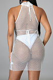 Fashion Night Club Net Yarn Sexy Stretch Dress SMR10242 