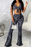 Euramerican Fashion Digital Printing Sprapless Spliced Two Piece SMR10361 