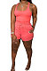 Pink Sexy Vest Shorts Stakerope Casual Shorts Sets SFM0274-2
