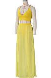 Summer Sexy Sling Vest Chiffon Long Skirts Sets ZS0182