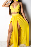 Summer Sexy Sling Vest Chiffon Long Skirts Sets ZS0182
