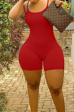 Euramerican Sling Pure Color Sexy Bodycon Jumpsuits FH131