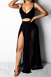 Summer Sexy Sling Vest Chiffon Long Skirts Sets ZS0182
