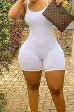 Euramerican Sling Pure Color Sexy Bodycon Jumpsuits FH131