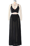 Summer Sexy Sling Vest Chiffon Long Skirts Sets ZS0182