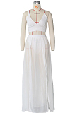 Summer Sexy Sling Vest Chiffon Long Skirts Sets ZS0182