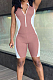 Pink Fashion Sexp Spliced Bodycon Jumpsuits LMM8261