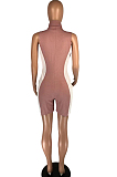 Pink Fashion Sexp Spliced Bodycon Jumpsuits LMM8261