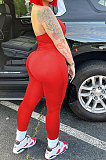 Euramerican Women Zipper Pure Color Sexy Casual Sport Bodycon Jumpsuits YMM09080