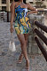 Wave Euramerican Women Sexy Bodycon Package Buttocks Mini Dress ZK0703