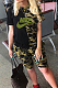 Summer Casual Camouflage Color Matching Two Piece OQ008