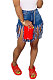 Euramerican Women Casual Tassel Denim Skirts AMM8360