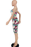 Euramerican Women Condole Belt Top Skirts Sets BYL81200