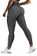 Honeycomb Jacquard Weave Yoga Lady High Waist Sport Carry Buttock Fitness Pants SFM0255