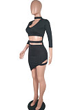 Trendy Sexy Bandage Deep V N eck Package Buttocks Mini Dress WY6407
