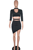 Trendy Sexy Bandage Deep V N eck Package Buttocks Mini Dress WY6407