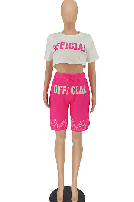 Positioning Printing Casual Sport Two-pieces SMY8078