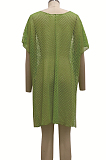 Green Sexy Fashion Super Elastic Bug Tanlge Prevent Waste Their Beach Dress SMR10370-2