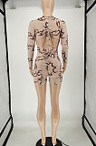 Euramerican Trendy Women Sexy Net Yarn Printing Romper Shorts NL6085
