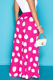 Casual Fashion Print High Waist Wide-Legged Pants SDE3109-2