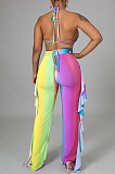 Yellwo Club Sexy Women Halter Neck Bikini Three Sets KA7181-1