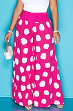 Casual Fashion Print High Waist Wide-Legged Pants SDE3109-2