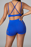 Red Sexy Bud Silk Chest Holder Condole Belt Strapless Shorts Two Piece QZ5292-2