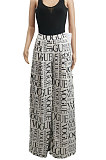 Casual Fashion Print High Waist Wide-Legged Pants SDE3109-1