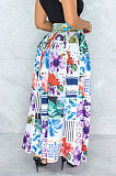 Casual Fashion Print High Waist Wide-Legged Pants SDE3109-2