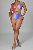 Yellwo Club Sexy Women Halter Neck Bikini Three Sets KA7181-1