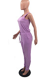 Black Fashion Casual Tank Wide Leg Jumpsuits OH8070-4