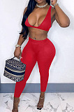 Fashion Sexy Backless Pure Color Pants Sets SMY8075
