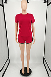 Round Neck Short Shorts Casual Sports Two Piece YM202