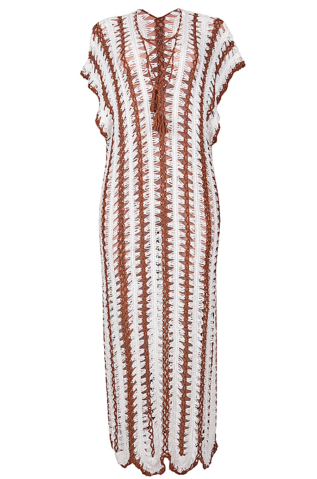 White Summer Loose Short Sleeve Off Shoulded Bandage Beach Casual Long Dress MD429-1