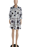 Pink Trendy Casual Button Long Sleeve T Shirt/Shirt Dress YBS86719-1