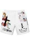 Black Forks Women Positioning Printing Pocket Shorts YLY192-1