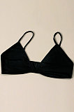 Black Women Sexy Milk Silk Long Sleeve V Neck Tied Pure Color Shorts Four Pieces K2138-2