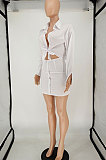 Black Fashion Women Long Sleeve Sexy Invisibility Zipper T Shirt/Shirt Dress NL6086-2
