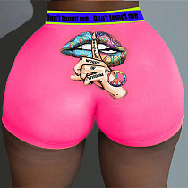 Women Mini Shorts Sexy Hip Fashion Printing Shorts SDE0155