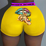 Women Mini Shorts Sexy Hip Fashion Printing Shorts SDE0155