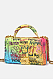 Graffiti Flap Shoulder Bag