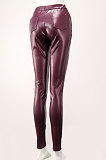 Sexy Club High Waist Tight Hip Leather pants HAN3124