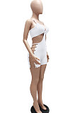 Wine Red Women Sleeveless Condole Belt Backless Chain Hip Bodycon Sexy Romper Shorts WMZ0126-3
